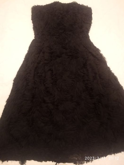 Мини платье чёрное