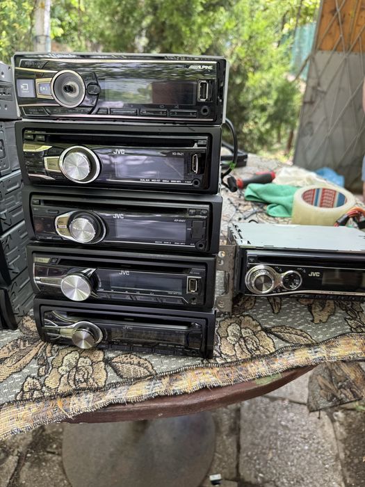 CD за кола Alpine, JVC, Sony и AEG – USB, AUX, Bluetooth, DVD