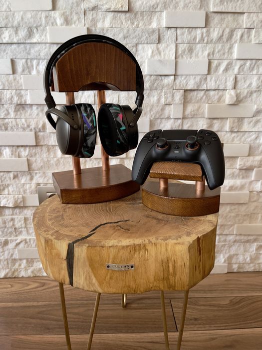 Suport lemn casti / controller Handmade
