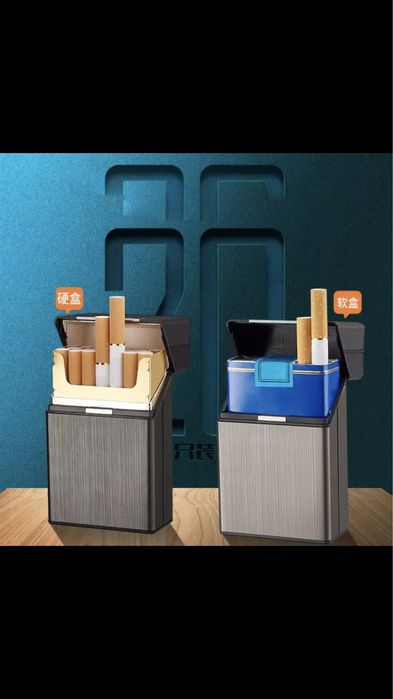 Портсигар с USB зажигалкой FOCUS