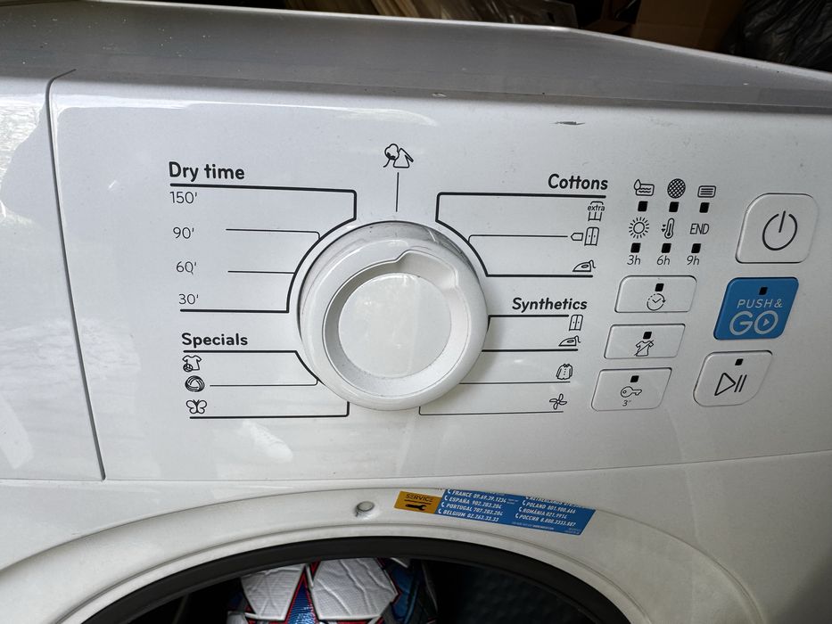 Uscător rufe Indesit 8kg, stare foarte bună
