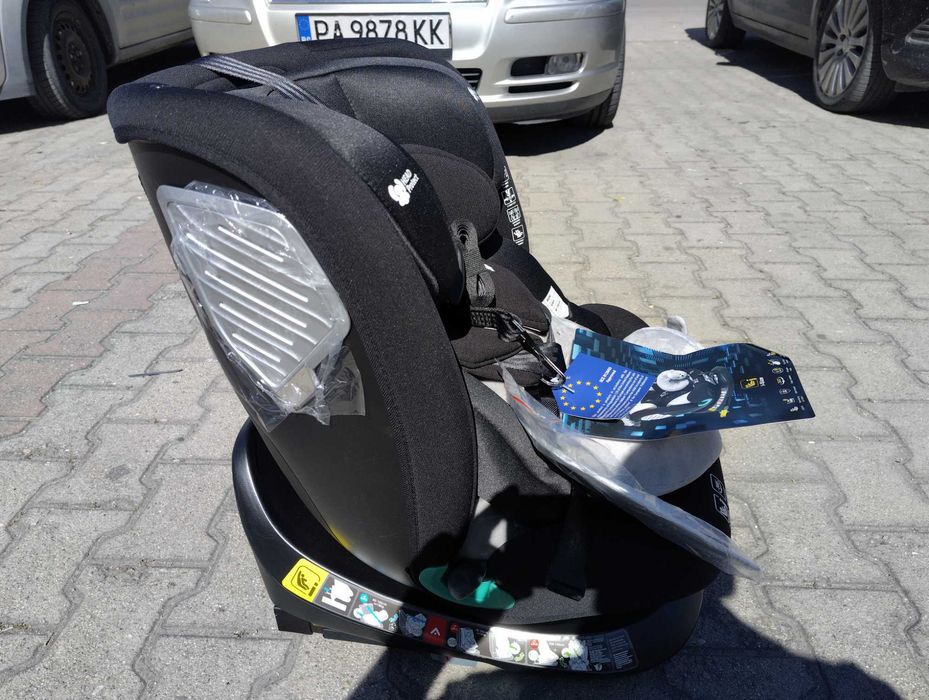 MONI Стол за кола SERENGETI 40-150 см черен