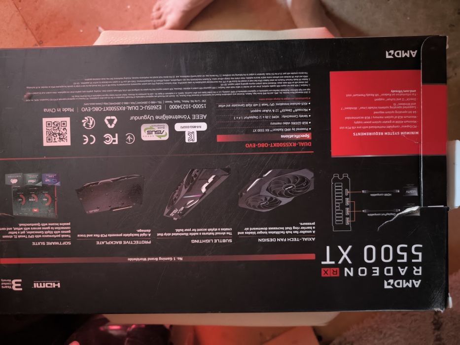 Видеокарта AMD Radeon 5500xt