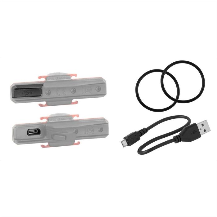 Задна LED стоп светлина за велосипед FORCE COB, 29 Lum, 16 Led, USB
