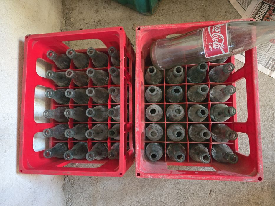 Ретро бутилки на Кока Кола