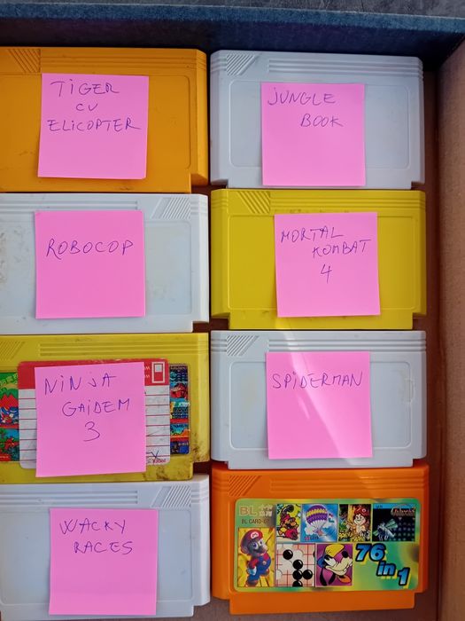 Casete joc vechi Terminator Famicom Sega Nintendo