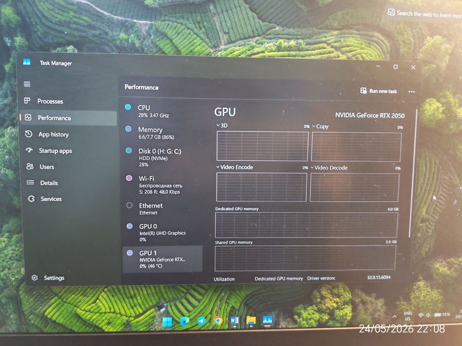 Lenova loq 15IRH8 ssd512, ozu 8gb, rtx 4gb