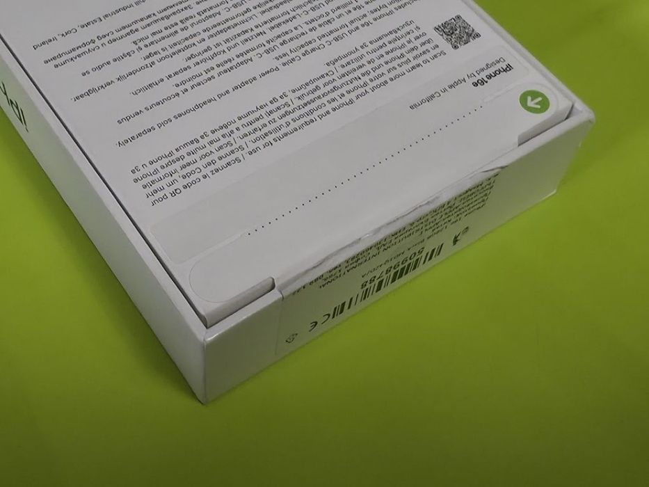 ЗАПЕЧАТАН 128GB iPhone 16e | 16 е Yettel Гаранция 2029г. Black