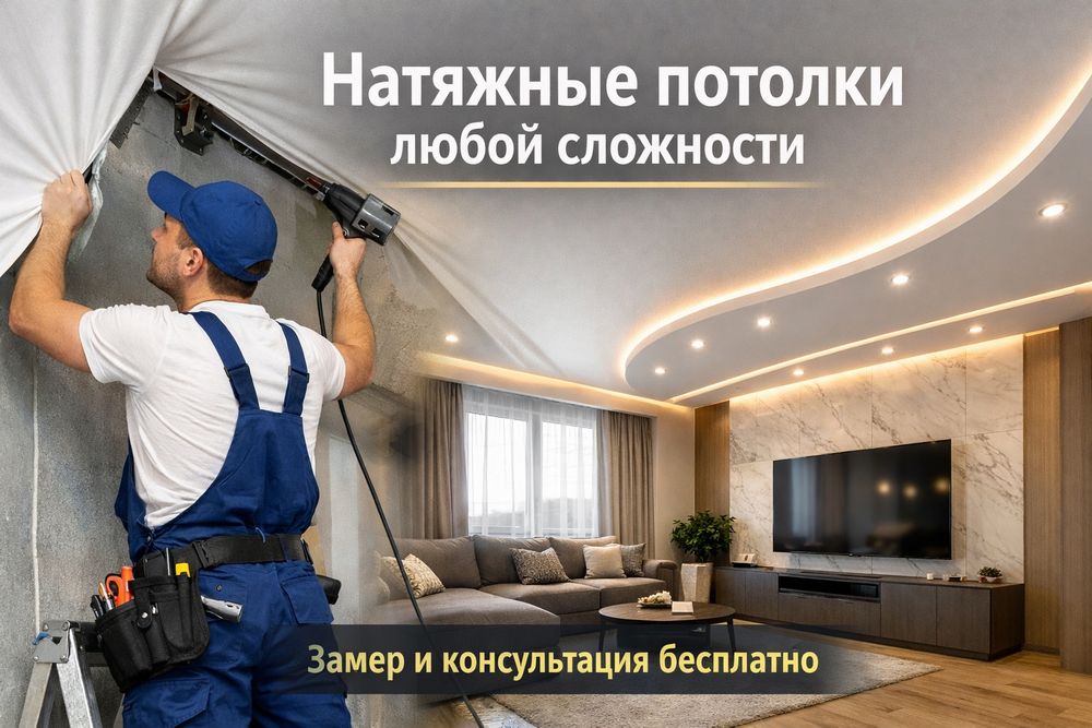 Красивые натяжные потолки с подсветкой и фотопечатью 
Создадим ст