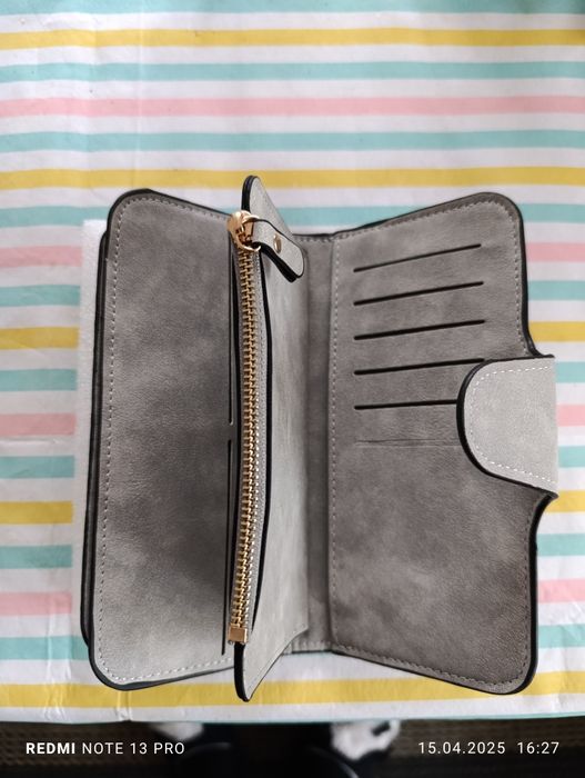 Нов, дамски портфейл, еко кожа.
