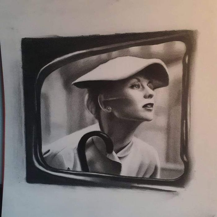 Portret in creion/grafit