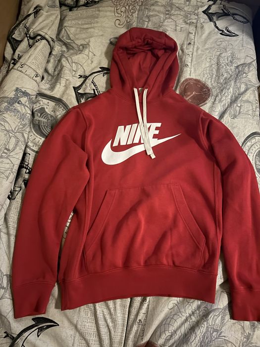 Nike hoodie червено