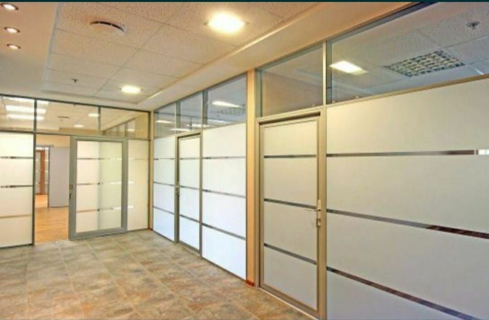 Тонировка окон перегородки