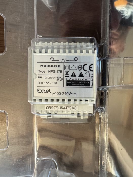 Interfon nou - sigilat - Extel MOMBO - Ecran interior tip oglinda