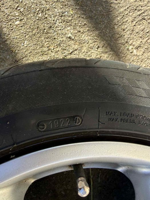 Продавам лети джанти с гуми за мерцедес w203