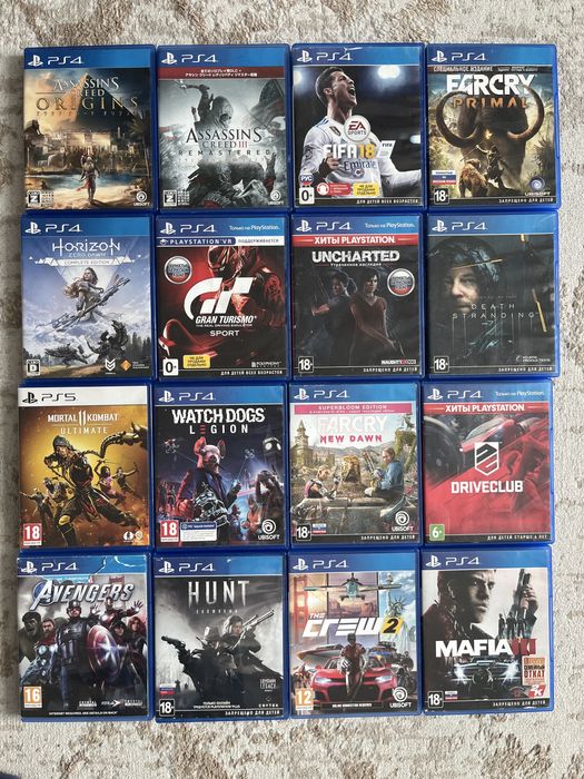 Диски для пс4 и пс5