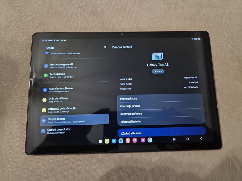 Tableta Samsung Galaxy Tab A8 10.5
