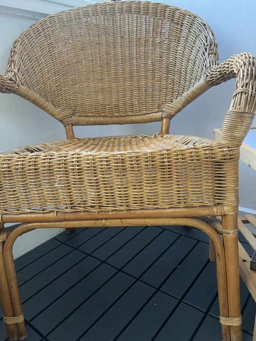 2бр. кресла естествен ратан