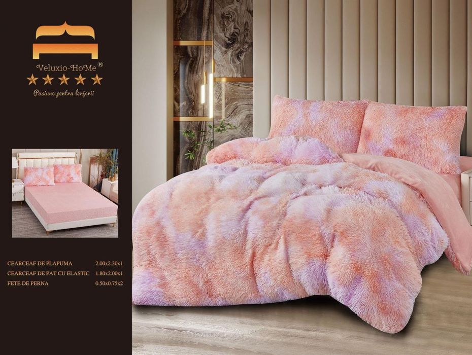 Lenjerii pufoasei cocolino  fluffy cu catifea