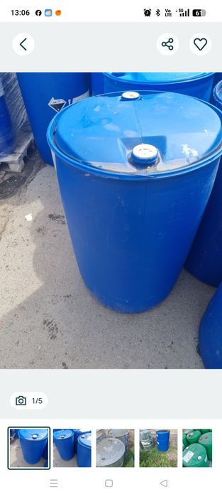 Butoi din plastic folosit