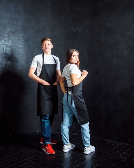 Фартук повара/официанта. Спецодежда/форма.  Модель Nick