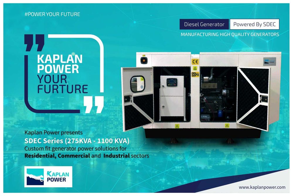 Generator de curent Kaplan 90kVA 400V insonorizat motor Ricardo KPR-90