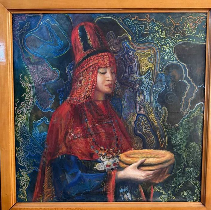 Портрет "Девушка с лепёшками"