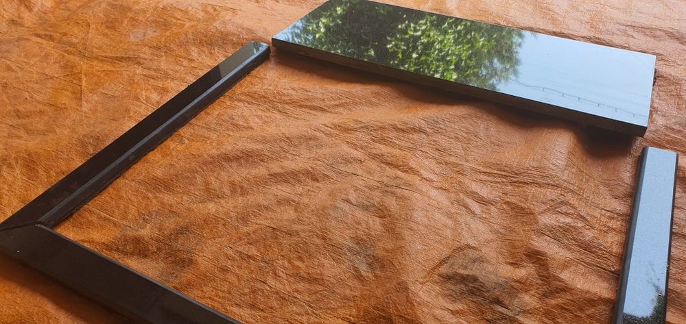 Rama si Polita marmura semineu