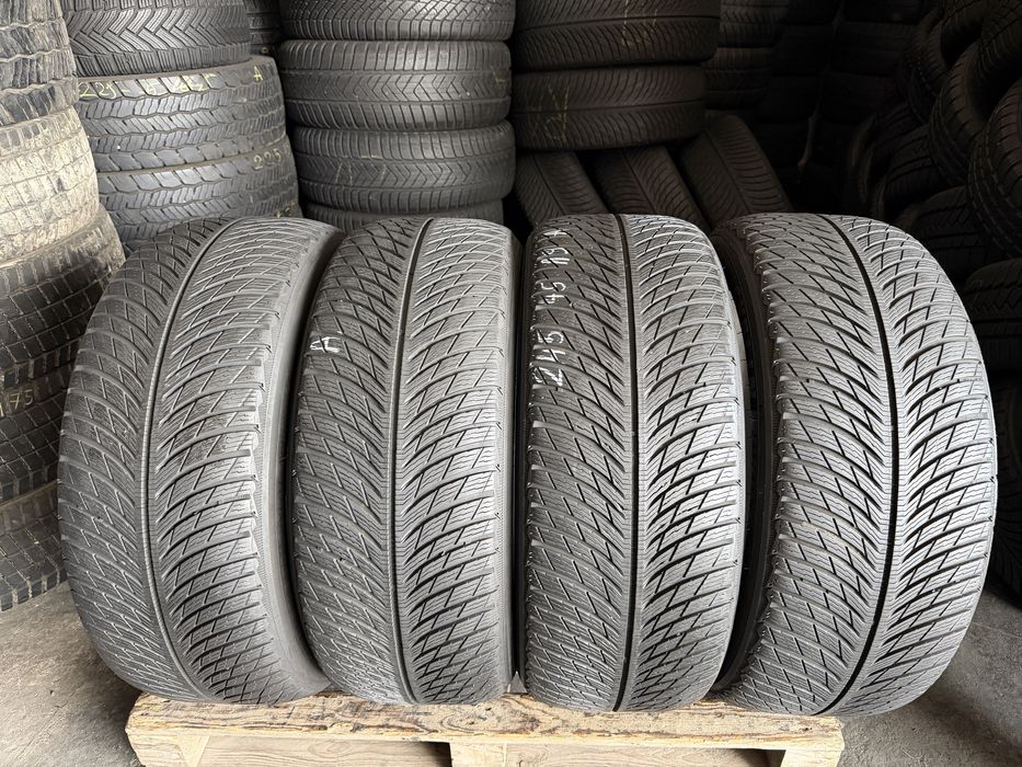 4 anvelope iarna 245/45/19 , 102 V , XL , Michelin , DOT 2022 , 6.5 mm !