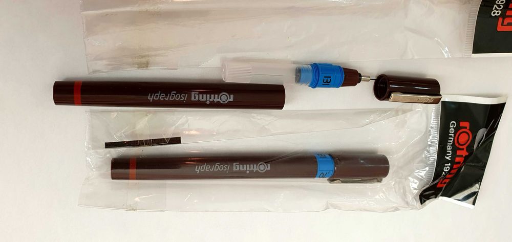 Stilou Isograph Rotring, cu vârf 0,70 mm - NOU(Germania)