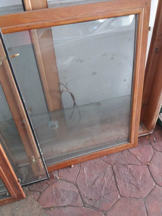 Tamplarie lemn pentru geam termopan stejar şi frasin