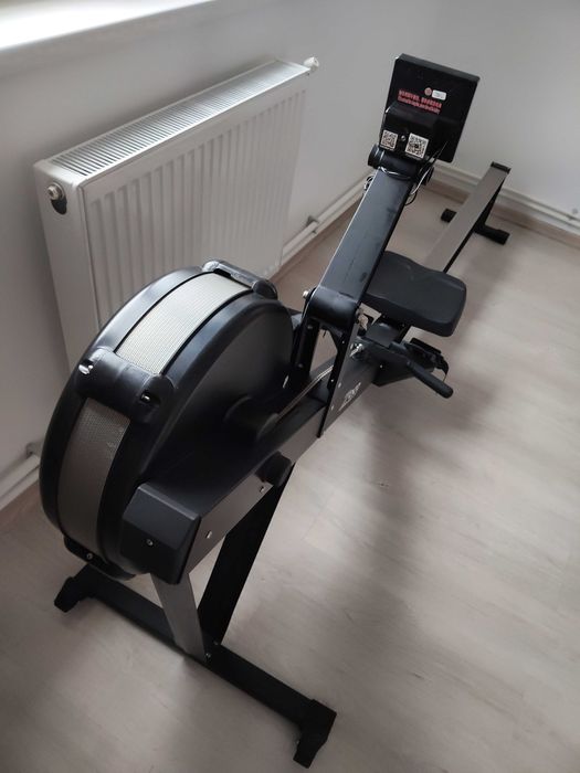 Aparat de vaslit, Zoco Body Fit® Air Rower, Pliabil, Ecran LCD,