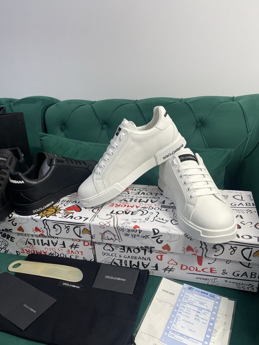 Adidasi Dolce Gabbana piele naturala 100% Full Box colectie noua