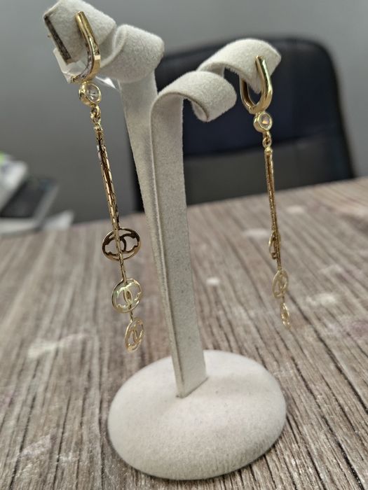 Златни Обеци 3.58гр / 14К