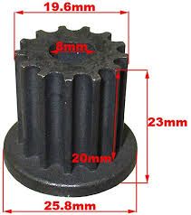 Pinion 6-7-10- 11,13,14,20,44 dinti! pentru motor scuter electric. Nou