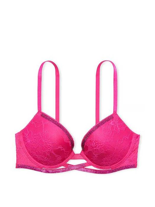 Sutien push up Victoria,s Secret original  cu strasuri