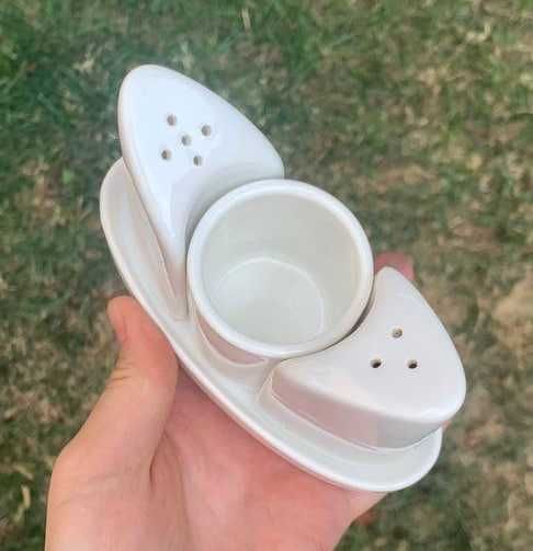 Набор "Соль и перец". Посуда для десерта сутлач. Пепельница