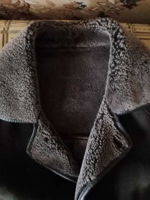 Мужская дублёнка Lucсia (Турция), натуральная овчина, размер XXXL.