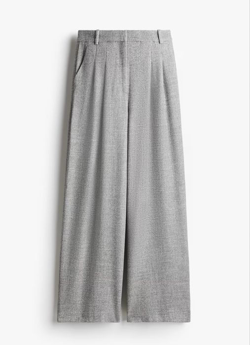 Сако и панталон сив меланж H&M