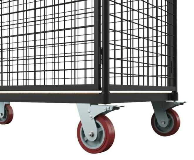 Платформенная сетчатая тележка