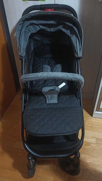 Комбинирана детска количка Sindy 2в1 Moni сива