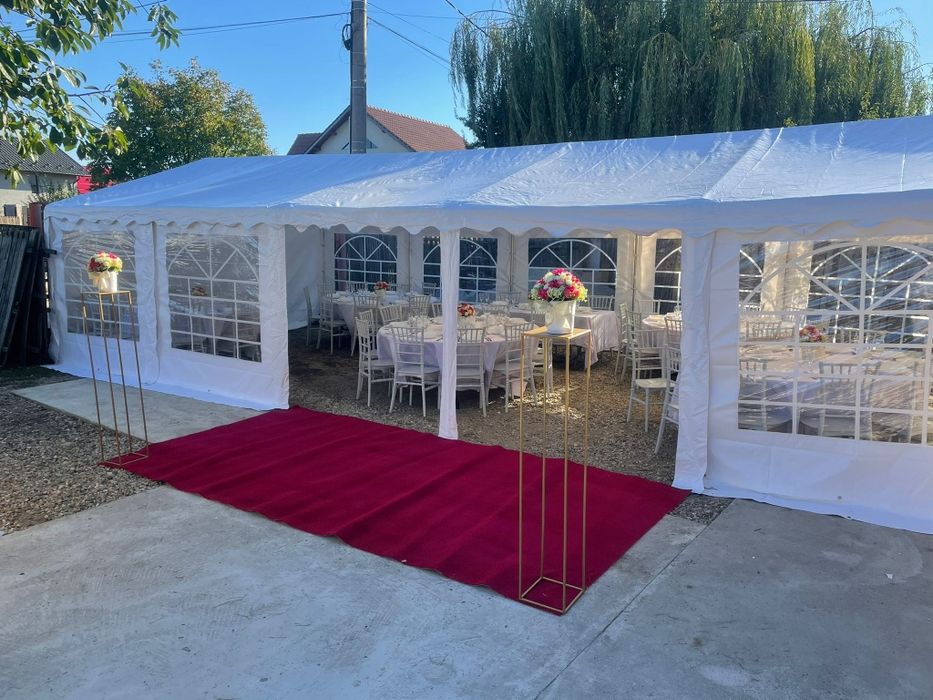 Corturi evenimente INCALZITE (30,50-60, 80-90 persoane,130 persoane)