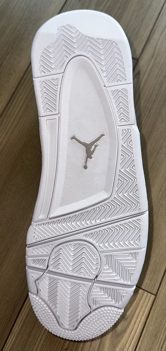 Jordan 4 Retro Mid Pure Money Silver Leather