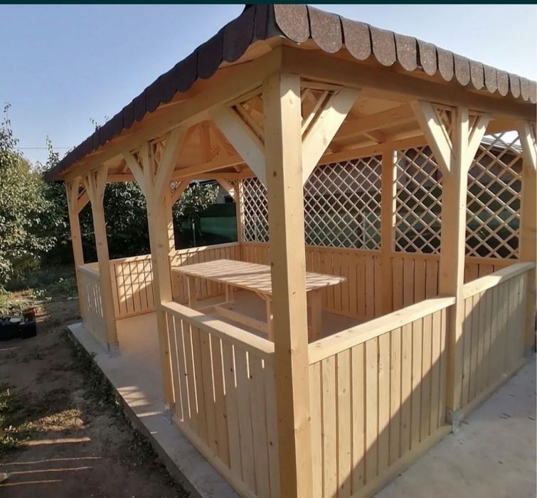 Foișor și terase copertină mobilier și gradina