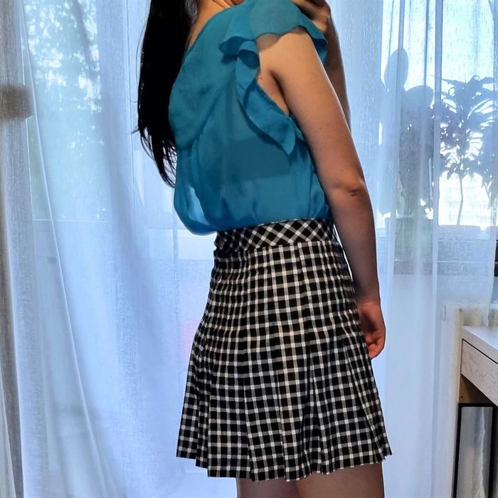 bluza vaporoasa bleo maneci volane, M