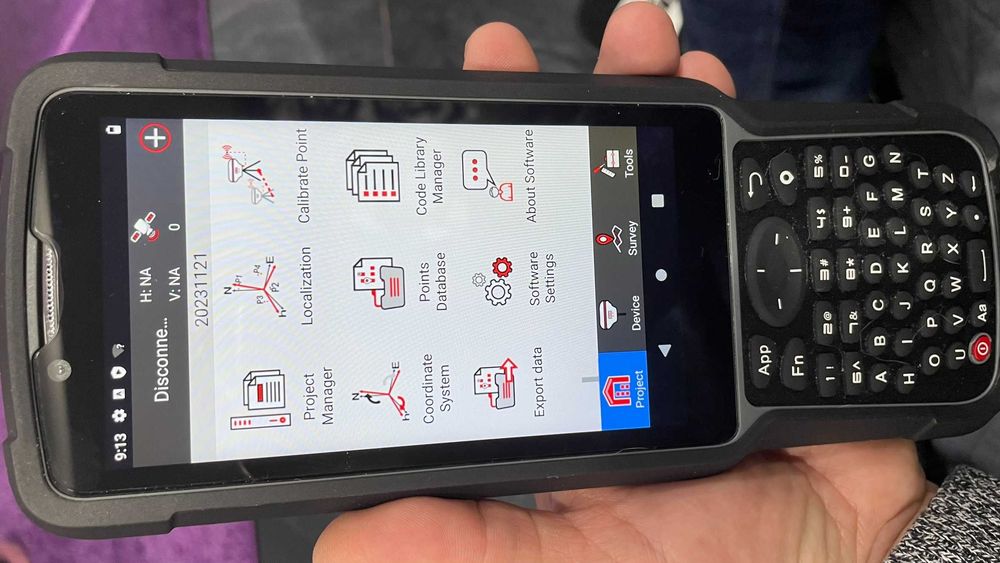 Sistem ALPHAGEO GEOPULS IMU Gnss 1408 canale GPS RTK + Laser