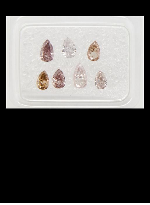 Set 7 Diamante Naturale Colorate 1.03 ct - Certificat Antwerp - Invest