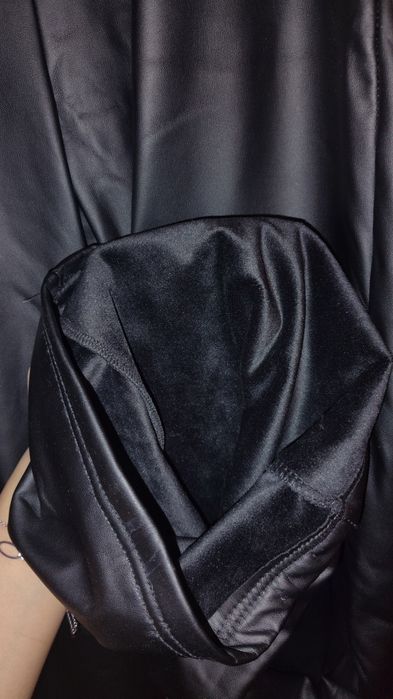 Черен кожен панталон