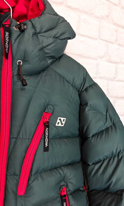 Norheim Дамско яке пуфер с качулка и пух размер 36 / S