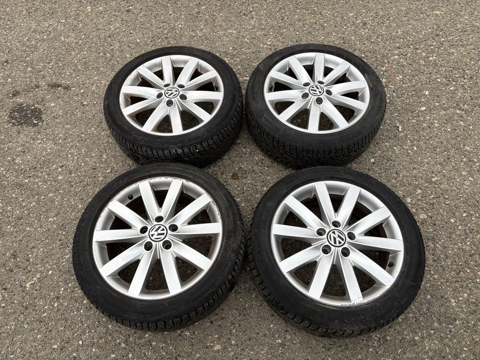 Jante 5x112 cauciucuri M+S All Season 205 50 R17 VW Passat CC Golf 7